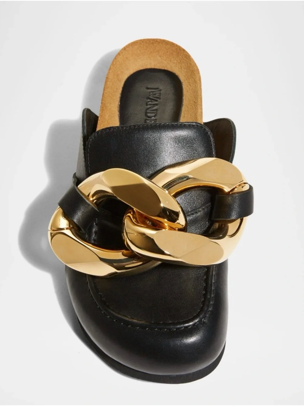JW Anderson Chunky Napa Chain Slide Mules - Black - Size 36 - Picture 3 of 15